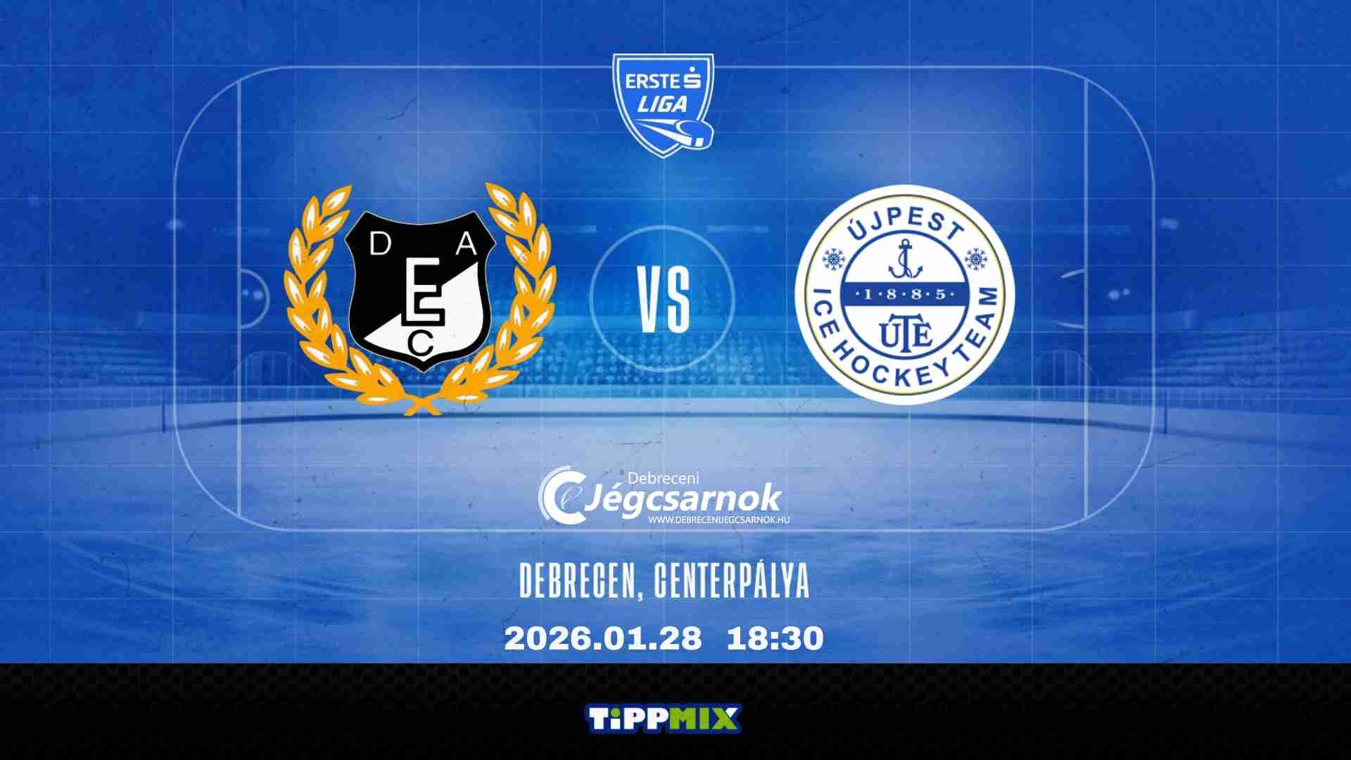 DEAC - UTE JA jégkorong mérkőzés