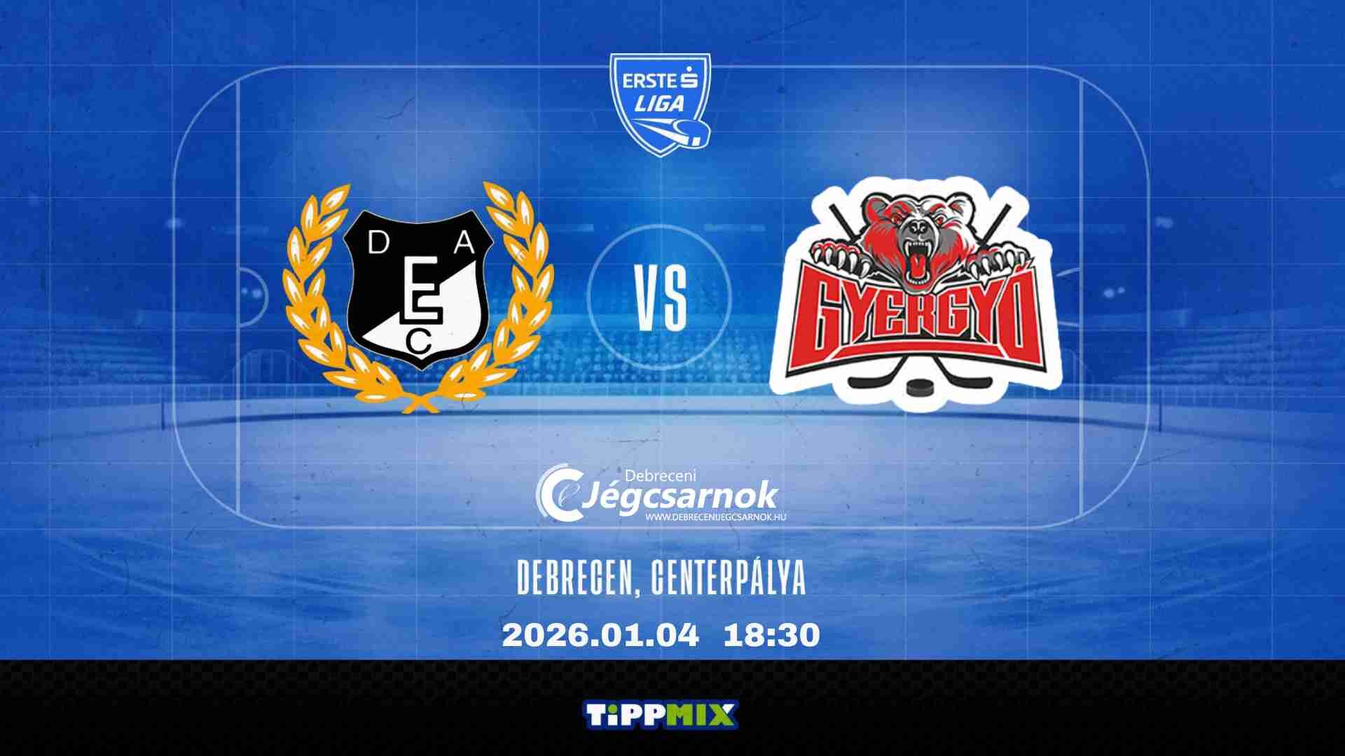DEAC - GYHK jégkorong mérkőzés