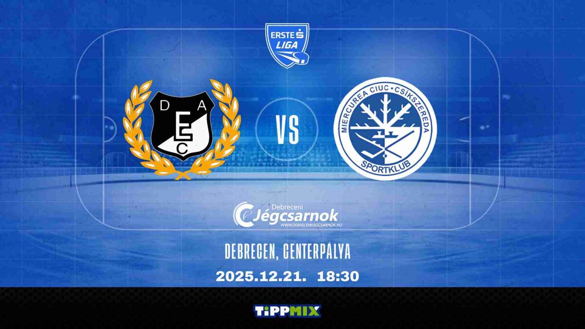 DEAC-SC Csíkszereda jégkorong mérkőzés