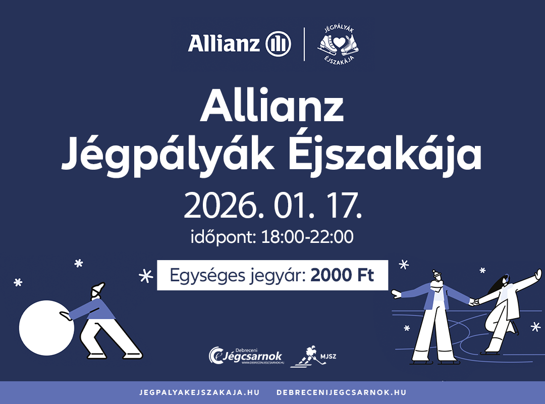 Jégpályák éjszakája Debrecenben - 2026